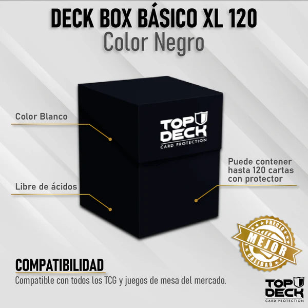 Portamazos Esencial | TOPDECK XL 120+ color Negro