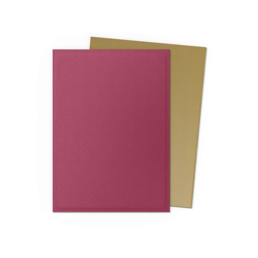 Dragon Shield Standard Matte Dual (100) - 25th Special Edition - Pomegrate/Gold