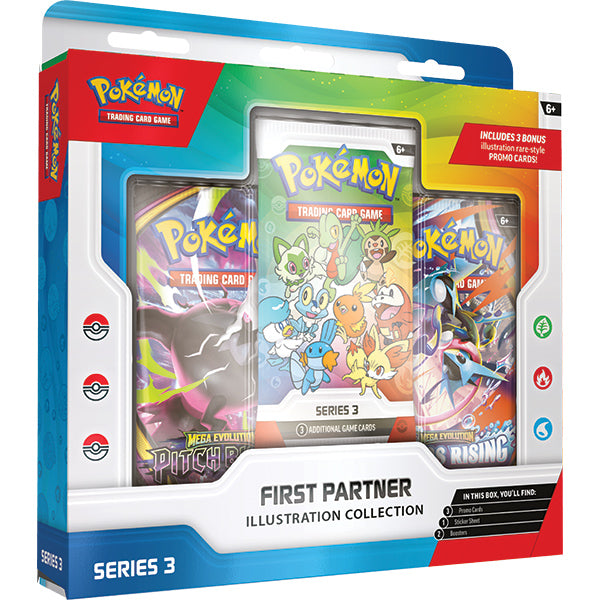 [PREVENTA 07/08/2026] Pokemon TCG First Partner Illustration Collection Series 3 (Producto en Inglés)