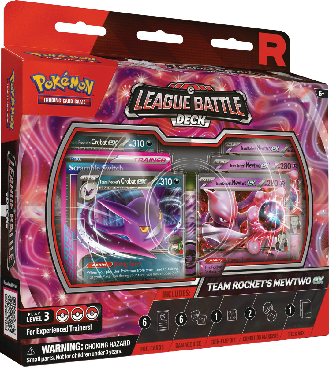 Pokémon TCG Team Rocket Mewtwo ex League Battle Deck (Producto en Inglés)