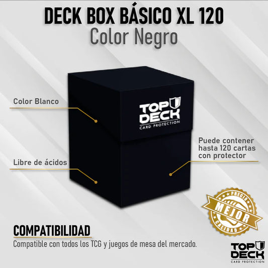 Portamazos Esencial | TOPDECK XL 120+ color Negro