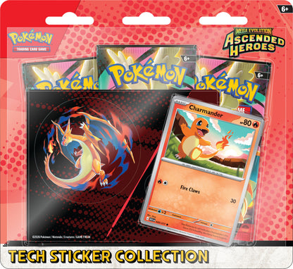 Pokémon TCG Mega Evolution - Ascended Heroes - Tech Sticker Collection (Producto en Español)
