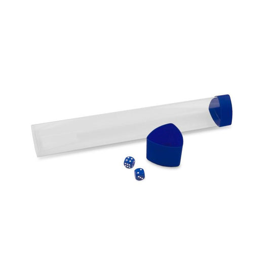 Playmat Tube - Dice Cap - Blue