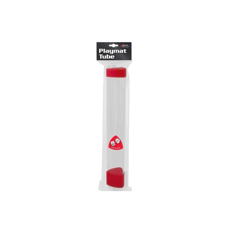 Playmat Tube - Dice Cap - Red