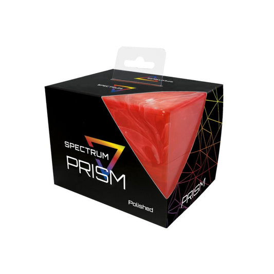 Prism Deck Case - Polished - Carnelian Red