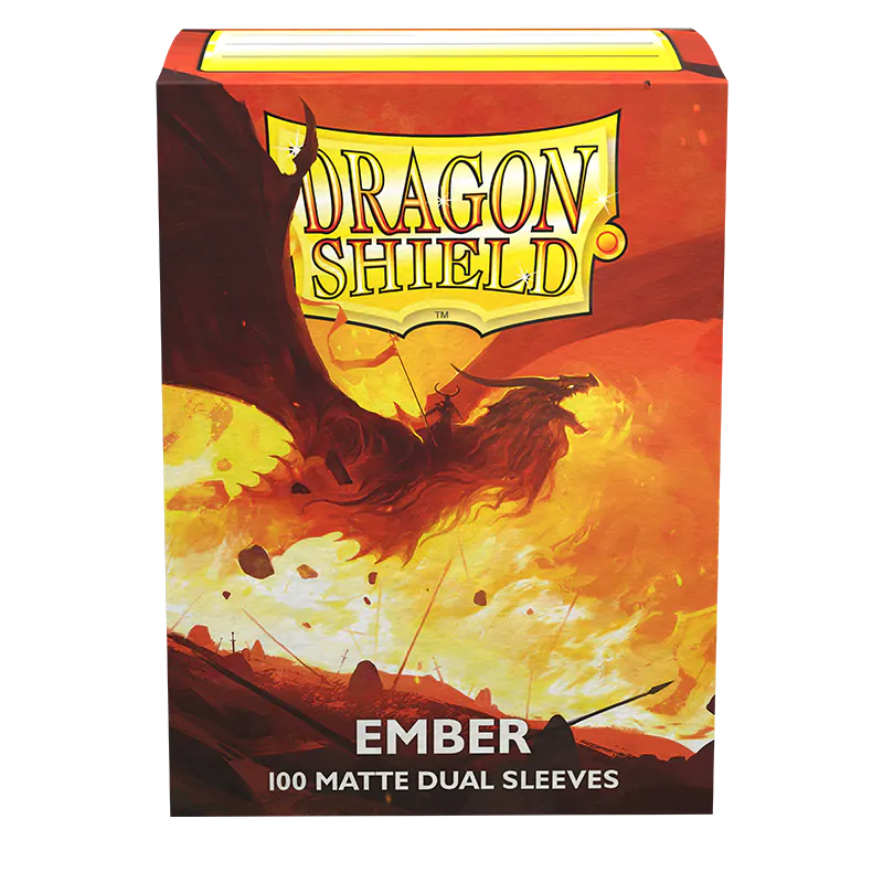 Dragon Shield Standard Matte Dual (100) - Ember