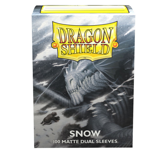 Dragon Shield Standard Matte Dual (100) - Snow