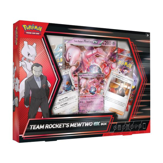 Caja Mewtwo ex del Equipo Rocket (Producto en Español)